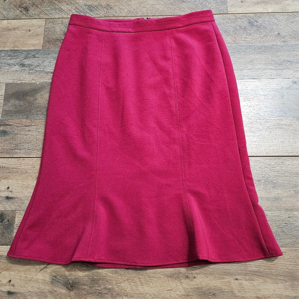 White House Black Market Red Pencil Skirt